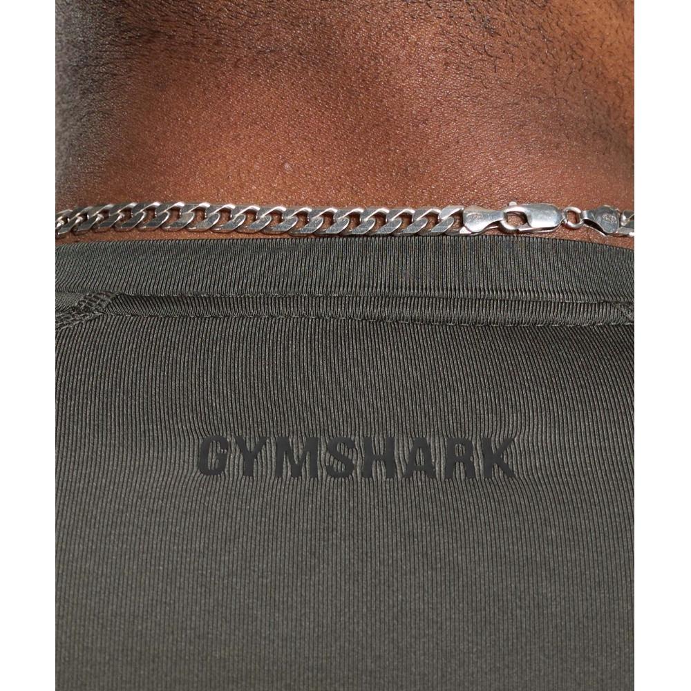 Gymshark ElemenT Baselayer T shirT sTrengTh Green A2b4c Ecjh