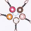 Doughnuts Bag Charm,Leather Food Keychain for Handbags,Backpacks Purses Decors Bag Accessories Lovely Bag Key Charm