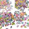 Letter Numbers Plastic Pendants for DIY Earring Necklace Jewelry Crafts Making