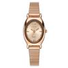 Retro High-Value Women'S Watch Niche Exquisite Oval Steel Belt Watch Women'S Medieval Waterproof Quartz Watch