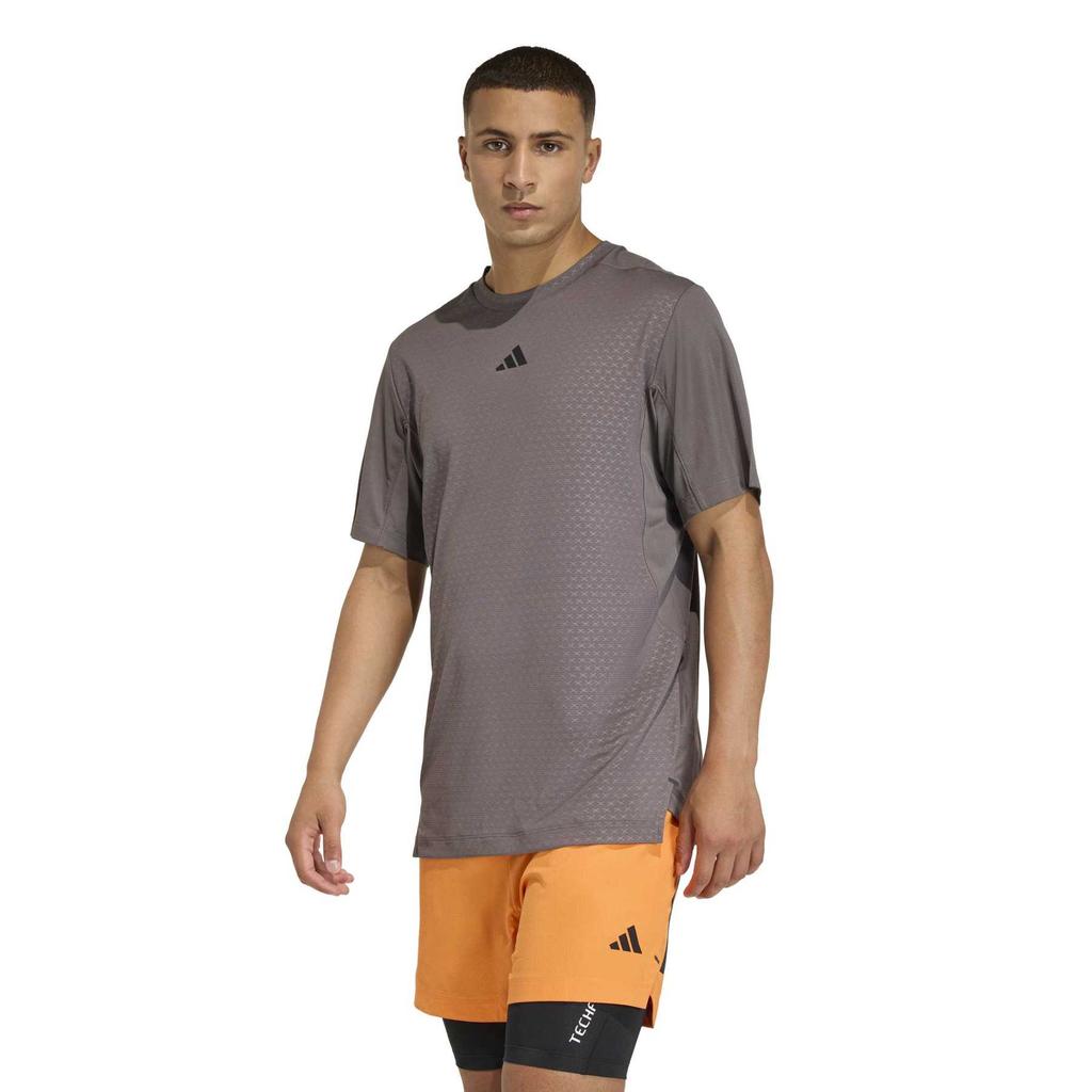 Men's Adidas D4T POWER Training Shirt Brown KE9936 Size M
