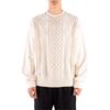 Solid Color Crew Neck Pullover Sweater Men Sweaters Beige I034033-05-03