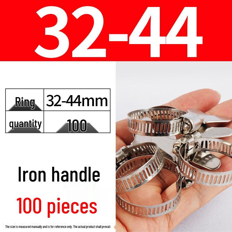 Nerezová hadicová spona, ručně utahovací páska pro vodní a vzduchové potrubí