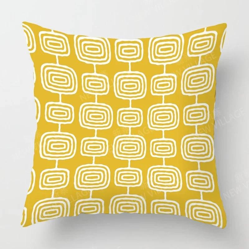 Nordic Fall Home Decor Autumn Throw Pillow Case Sofa Cushion Cover Modern