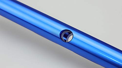 Kijima Easy-Up Motorcycle Stand, Easy-Up Maintenance Stand, Adjustable from 255-370mm, Supports 150kg, Blue, 303-2002