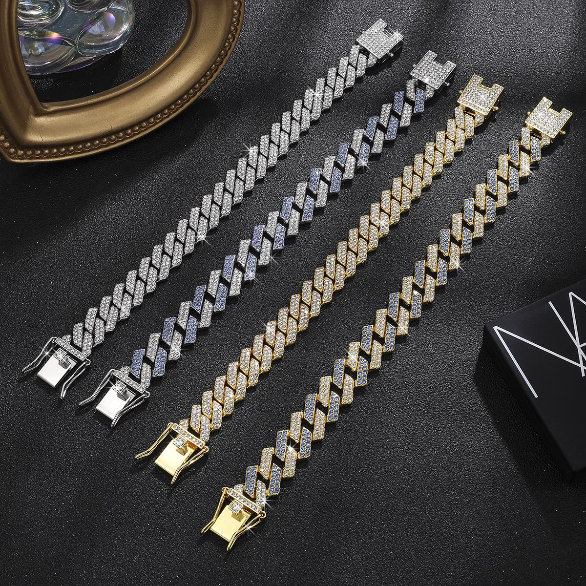 

Men s Hip Hop 14mm Diamond Cuban Chain Necklace