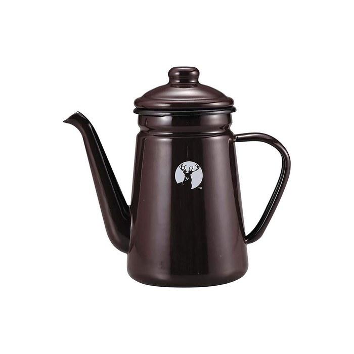 Captain Stag Enamel Coffee Pot 1.1L Brown UH-526 1.1 L
