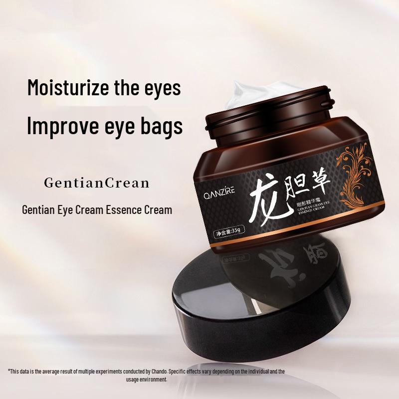 Qianzi Gentian Eye Cream: Hydrating, Moisturizing, and Nourishing Treatment for Wrinkles and Dark Circles.