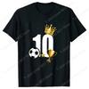Hot 2026 Football 10 Graphic T Shirt Womens Unisexs Fashion Tshirts Short Sleeve Shirts Summer Cool Tshirts Plus Size Tops