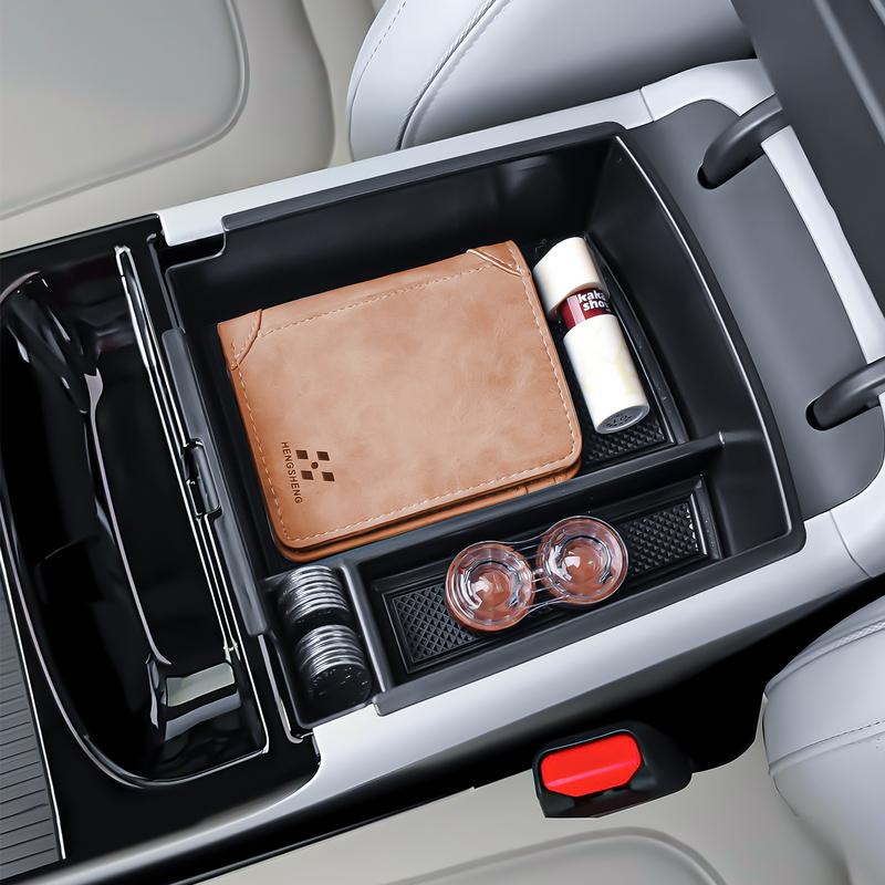 Sixthsmoy Armrest Storage Box Tray For 2025 Hyundai Tucson Limited Car Center Console Organizer Secondary Interior Accessories
