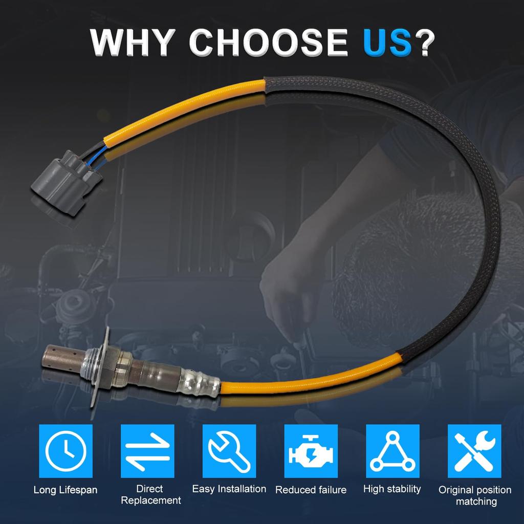 Upstream Air Fuel Ratio Oxygen Sensor Compatible with 2005-2007 Subaru Impreza Forester 2.0L Replace 22641-AA480,192400-2120,1924002120, DOX0361,