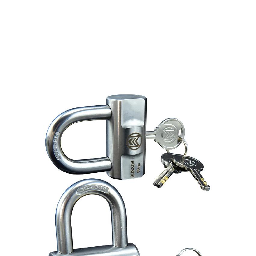 30/40/50/60MM Stainless Steel Heavy Duty Key Lock Security Padlock Outdoor Gym Safely Door Lock Anti-theft Waterproof Padlocks