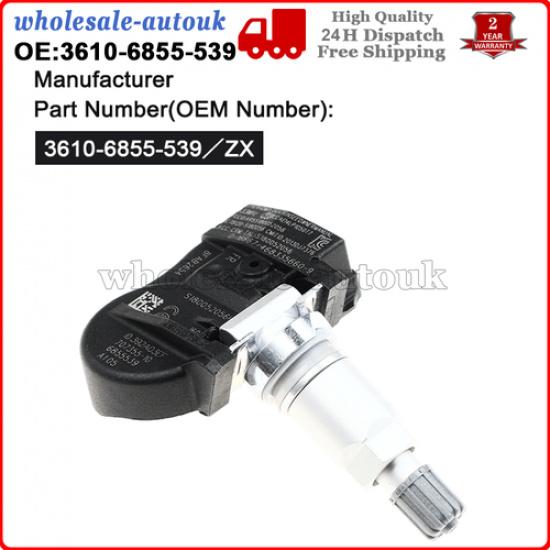4X FOR BMW F20 F21 F22 F23 F30 F31 F34 F45 F46 F80 Tyre Pressure Sensor TPMS
