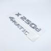 3D Chrome Letters X250d X350d 4Matic Etition 1 Emblem for Mercedes Benz X Class Car Fender Badge Trunk Nameplate Logo Sticker UD4