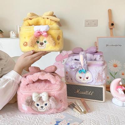 Cartoon Chef Dog LinaBell Plush Makeup Bag - Cute, Girly Heart Storage, Small Travel Portabl Bag