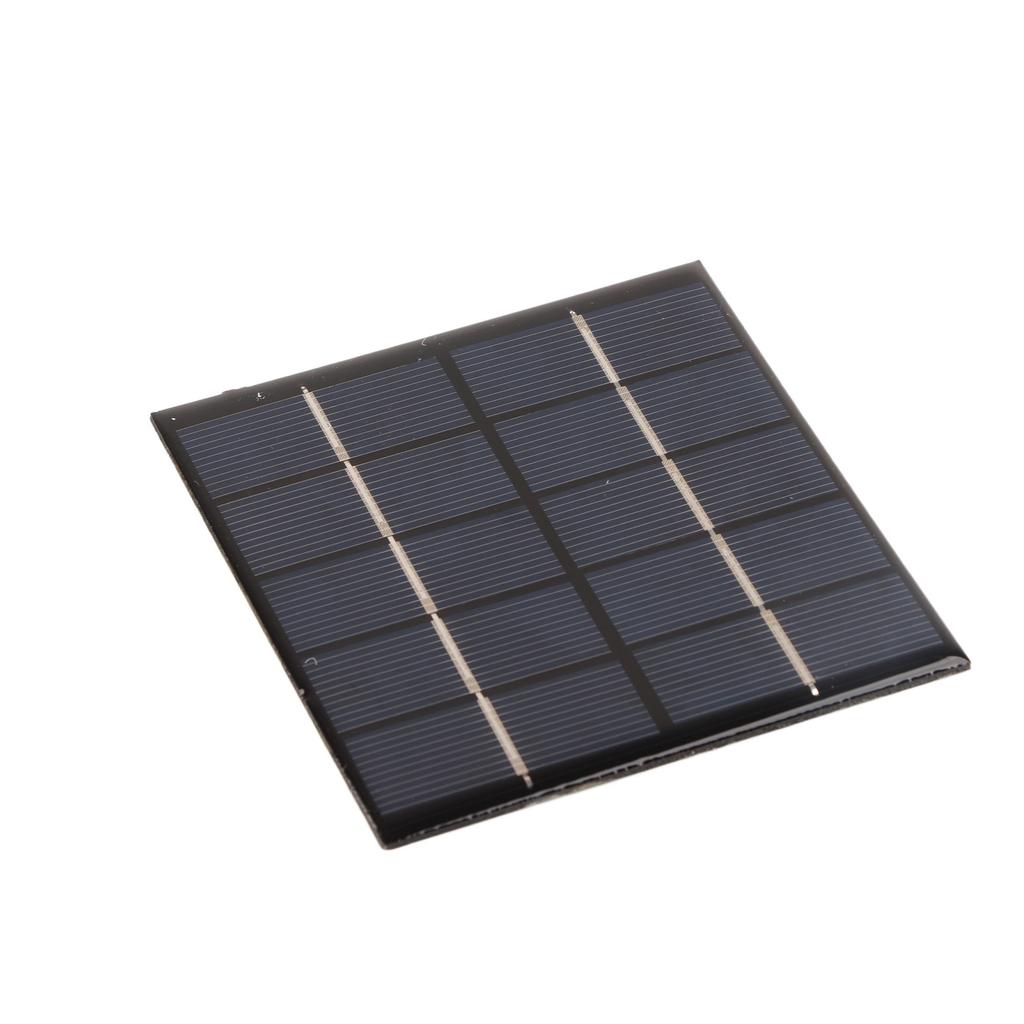 1.2W 5V DIY Solar Epoxy Panel Polysilicon Photovoltaic Charging Panel for 3.7V Battery