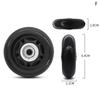 Luggage Wheel Replacement Suitcase For Wheel Trolley Rolling Durable Silent Belt Repair Tools Travel Accessories