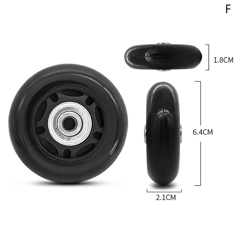 Luggage Wheel Replacement Suitcase For Wheel Trolley Rolling Durable Silent Belt Repair Tools Travel Accessories