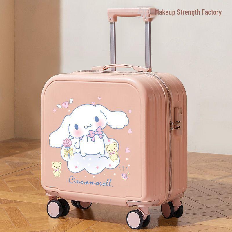 Children's Cartoon Carry-on Suitcase for Boys & Girls, Small Trolley with Password Lock