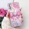 For Xiaomi Poco M3 Case Poco M3 Pro 5G Cover Fashion Flower Bowknot Capa Soft Slim Silicone Bumper For Xiaomi PocoM3 M3Pro Shell