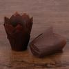 50 Stück Tulpen Muffin Blume Form Becher Einwegpapier Feiertagsparty Cupcake Förmchen Küche