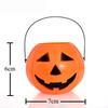 1 Set of 3Pcs Large Medium and Small Portable Pumpkin Buckets for Halloween Ghost Festival Bar Home Decoration Sugar Filling Jar