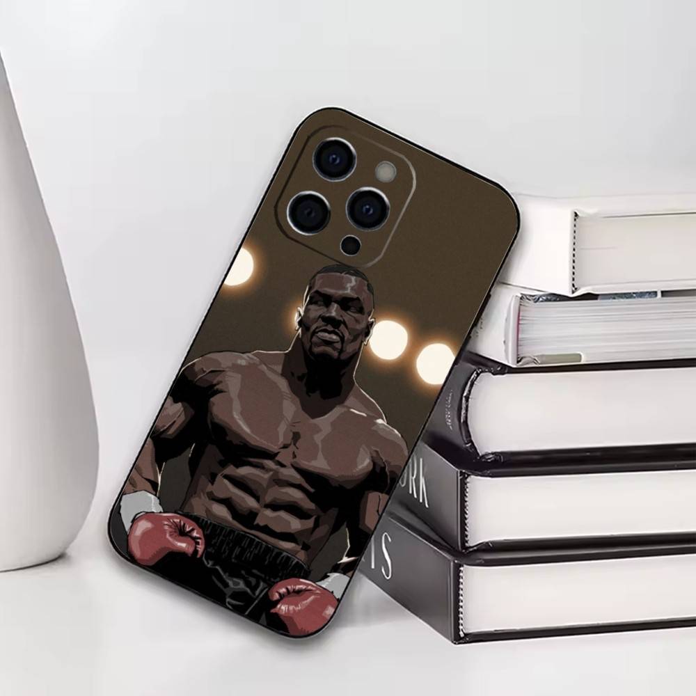 

Mike Tyson Phone Case For iPhone17,16,15,14,13,12,11 Plus,Pro Others Soft Black Cover iPhone13
