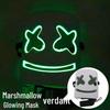 Marshmello LED Glowing Mask for EDM Festivals & Halloween.