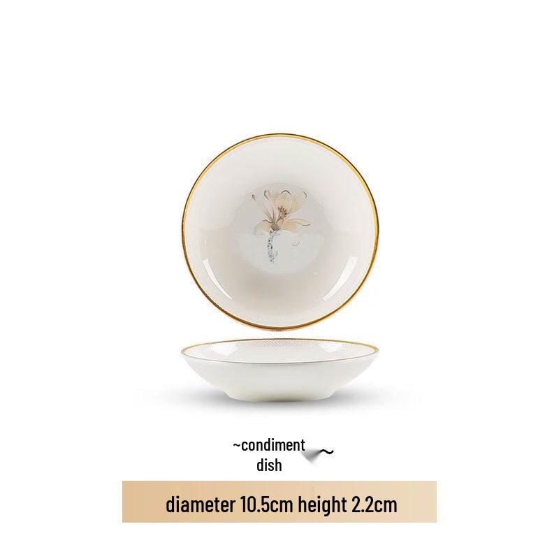 Wutuo Halloween Flower & Bird Dipping Dish Set