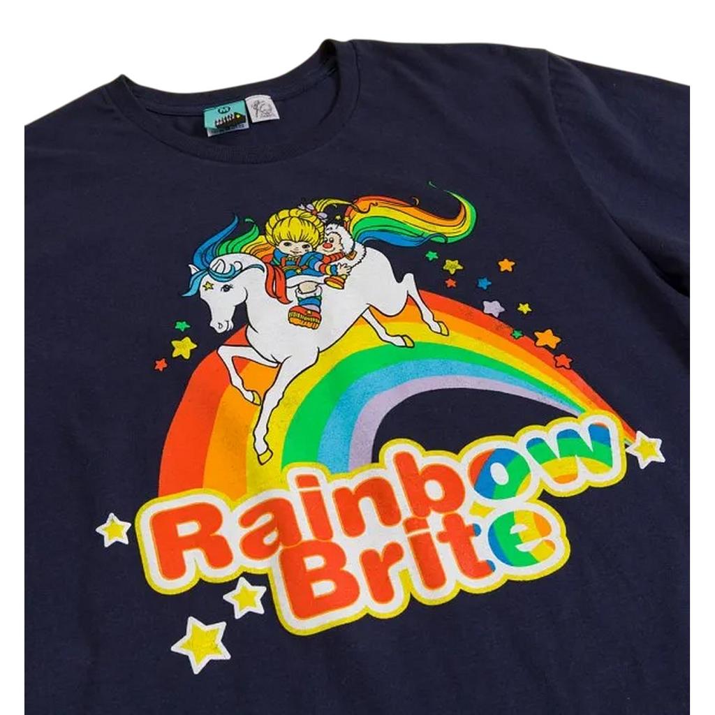 Rainbow Brite Unisex Adult Jump Logo T-Shirt