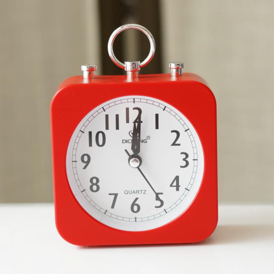 Creative Mute Cute Alarm Clock Student Simple Dormitory Desktop Bedside Bedroom Clock Children Alarm Clock