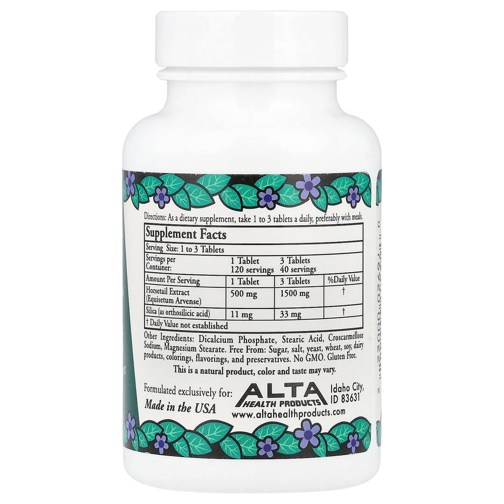 Alta Health Herbal Silica with Bioflavonoids, 120 Tablets