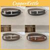 Leather Womens Casual Belt With Silver Buckle For Jeans And Office Wear Gift