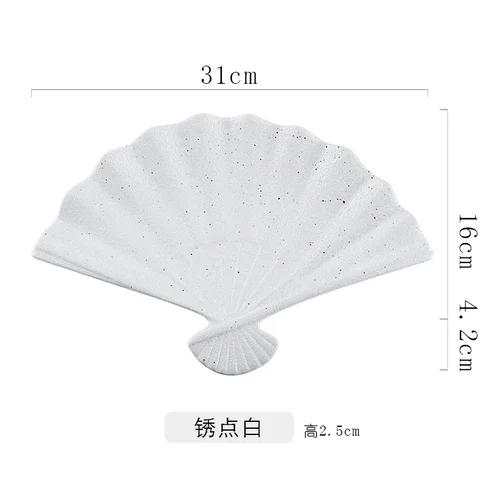 Japoński talerz w kształcie wachlarza do sushi Kreatywny nieregularny hotelowy domowy spersonalizowany przekąski dim sum zastawa stołowa