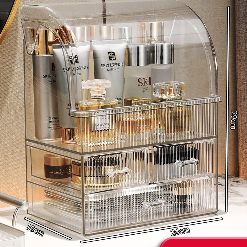 Dustproof Skincare & Cosmetic Organizer with Large Capacity