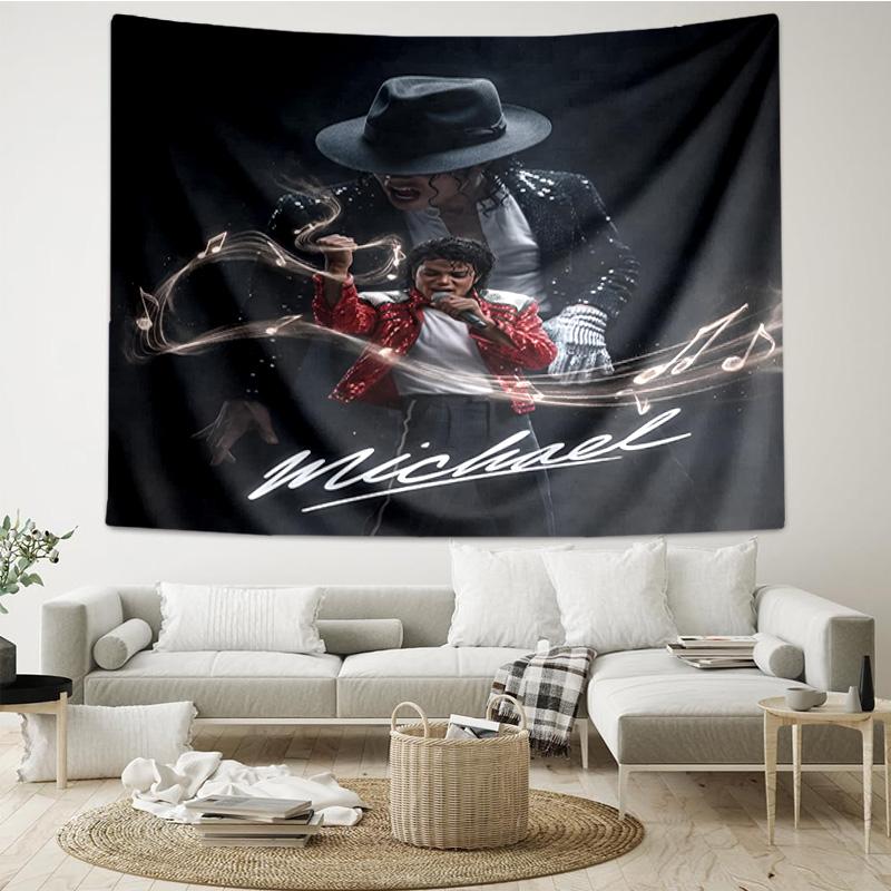 Michael Hat Tapestry, Unique Design Tapestry, Wall Decor for Bedroom,Livingroom, Playroom,Heartwarming Fan Holiday Gifts