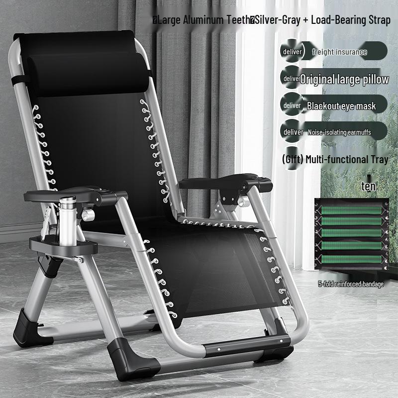 Premium Reclining Backrest Chair for Relaxing and Sleeping, Foldable for Home & Balcony Use