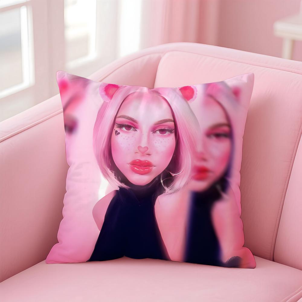 Latin Trap Puerto Rican Rapper OOmar Courtz Cushion Cover Pillow Case Soft Skin Friendly Fabric  Concealed Zipper