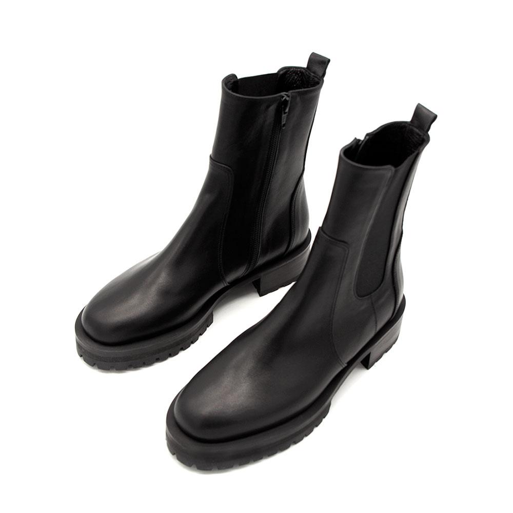 Nontheless Walker Sole Chelsea Boots / Black