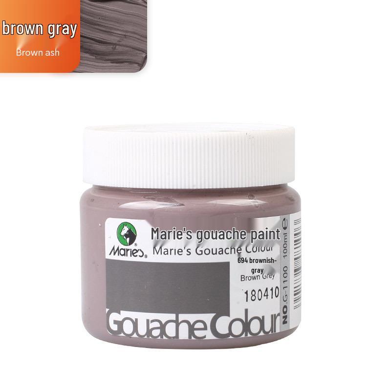 Mali Afwasbare Gouache Verf 100ml - Handgeschilderde Kleuren voor Kinderen en Studenten