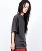 Deumakeu Outstitch Boxy Short Sleeve Tee - Charcoal