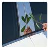 Car Door Window Trim Cover for Subaru Forester SK ~2024  Carbon Fiber Black Chrome Sticker Pillar Posts Decal Accessorie