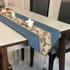 Chinese Style Table Runner Luxury Cotton Linen Jacquard Table Runners Decorative Bed Runner Classic Table Flag Living Room Hotel
