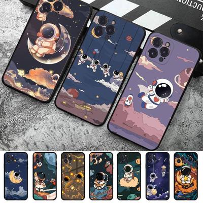 Hey Astronaut Phone Case Silicone Soft For Iphone 14 13 12 11 Pro Mini XS MAX 8 7 6 Plus X 2020 XR Shell