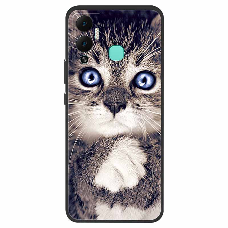 For Infinix Hot 12 Play NFC Case X6816D Shockproof Silicone Soft TPU Phone Cover for Infinix hot12 play NFC Case Bumper Funda