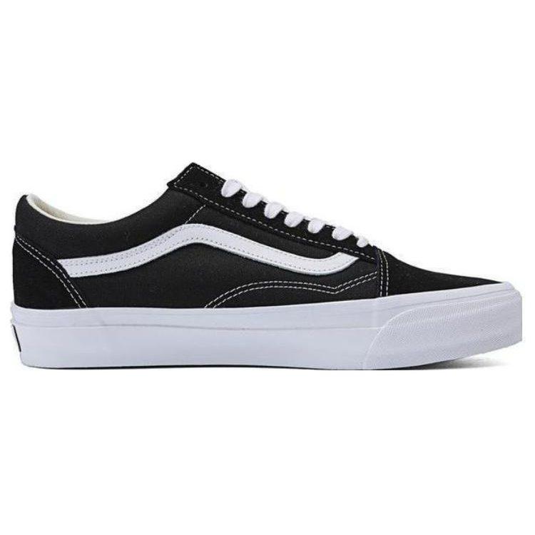 Vans Scarpe da Ginnastica Unisex Tela Basse Leggere Resistenti all'Abrasione Old Skool 36 Premium Nero Bianco VN000CQDBA2
