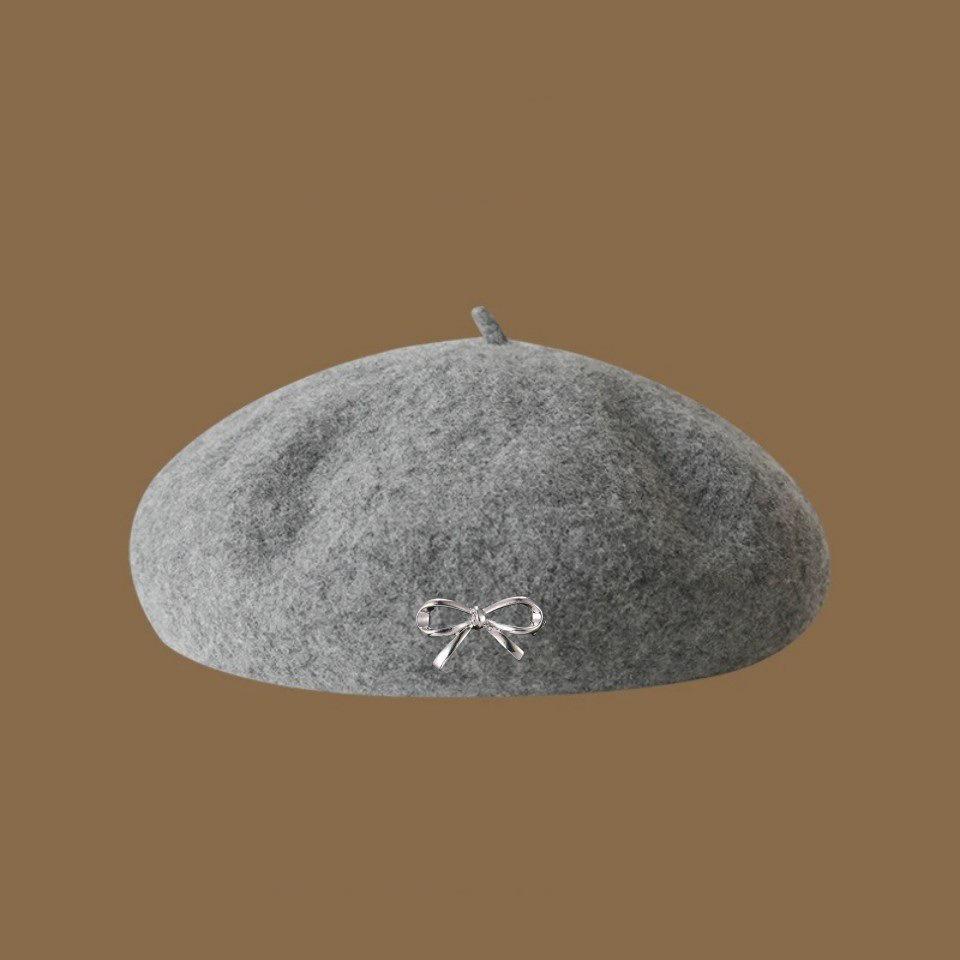 Korean Style Women's Beret - Autumn/Winter Face-Slimming Painter Hat