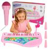 [PACZA] Tastiera mini pianoforte rosa per bambini con gambe, 37 tasti, N68