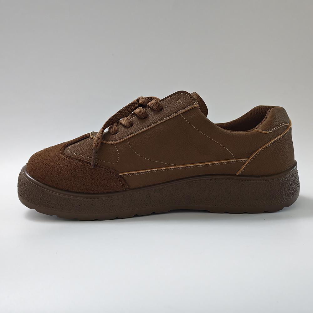Scarpe in Vera Pelle Donna Sneakers Scarpe Casual Leggere Pelle di Mucca Piatte Morbide Comode