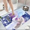 Custom Name Elsa's Magical Frost Carpet Rug Customizable Soft Washable Anti-Slip Home Living Room Sofa Mats Personalized Rug. 0909278